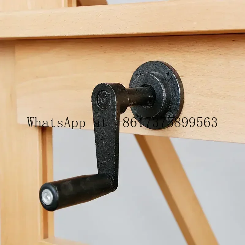 Solid Beech Floor Easel Single Rocker Adjus Professional Art Display Stand