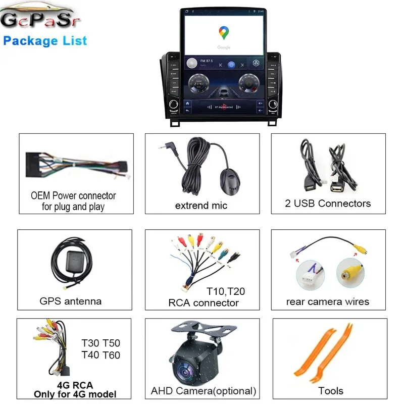 أندرويد 15 راديو السيارة لتويوتا تندرا XK50 2007-2013 سيكويا XK60 2008-2017 الوسائط المتعددة مشغل فيديو الملاحة ستيريو لتحديد المواقع الصوت