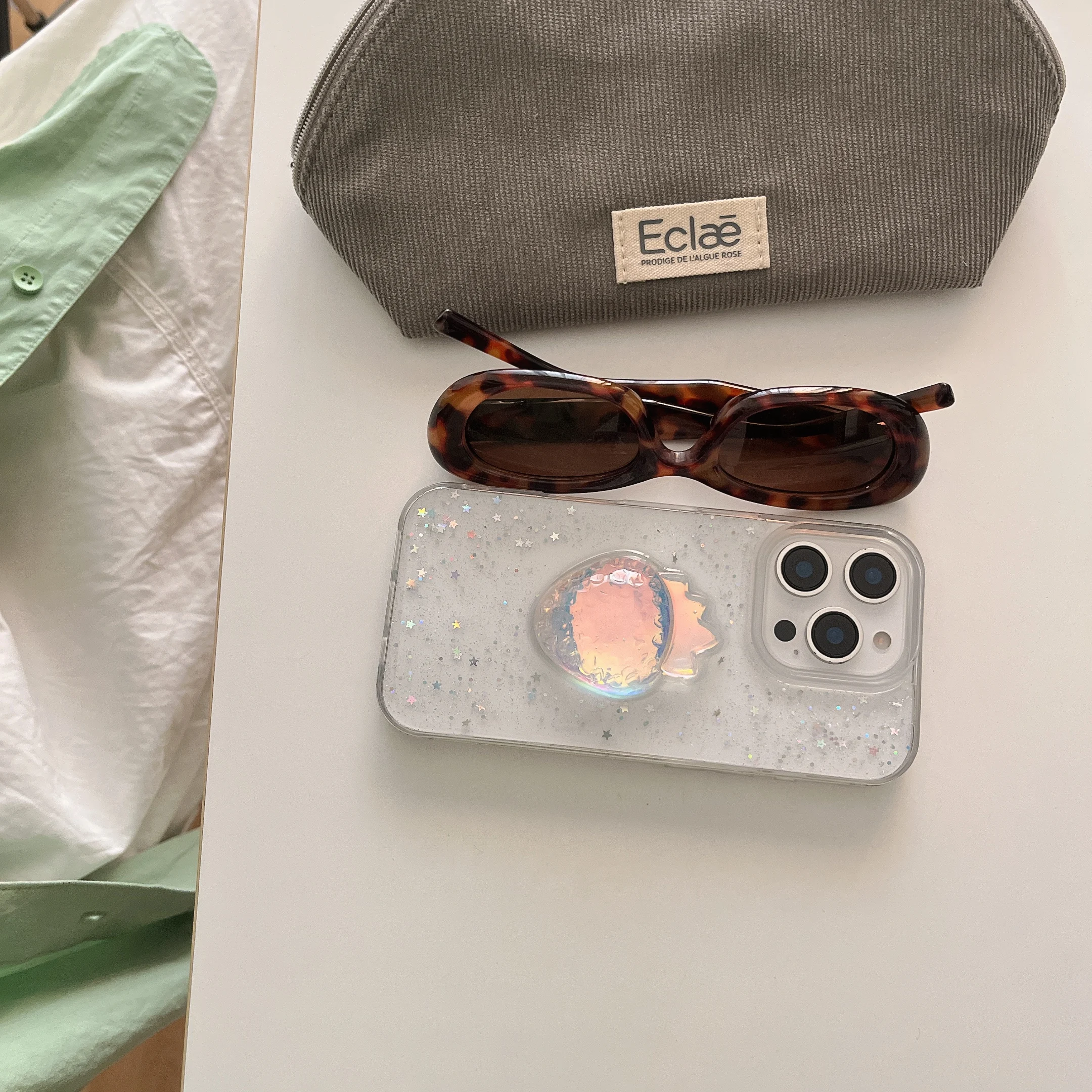 3D schöne Glitzer-Erdbeer-Handyhülle für iPhone 16, Pro Max 15 14 13, Rückseite, Geschenk