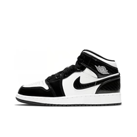 Nike Air Jordan 1 Mid Tide Sneakers High-top Teenager Boys/Girls Casual Shoes Skateboarding Shoes Basketball Sports Running