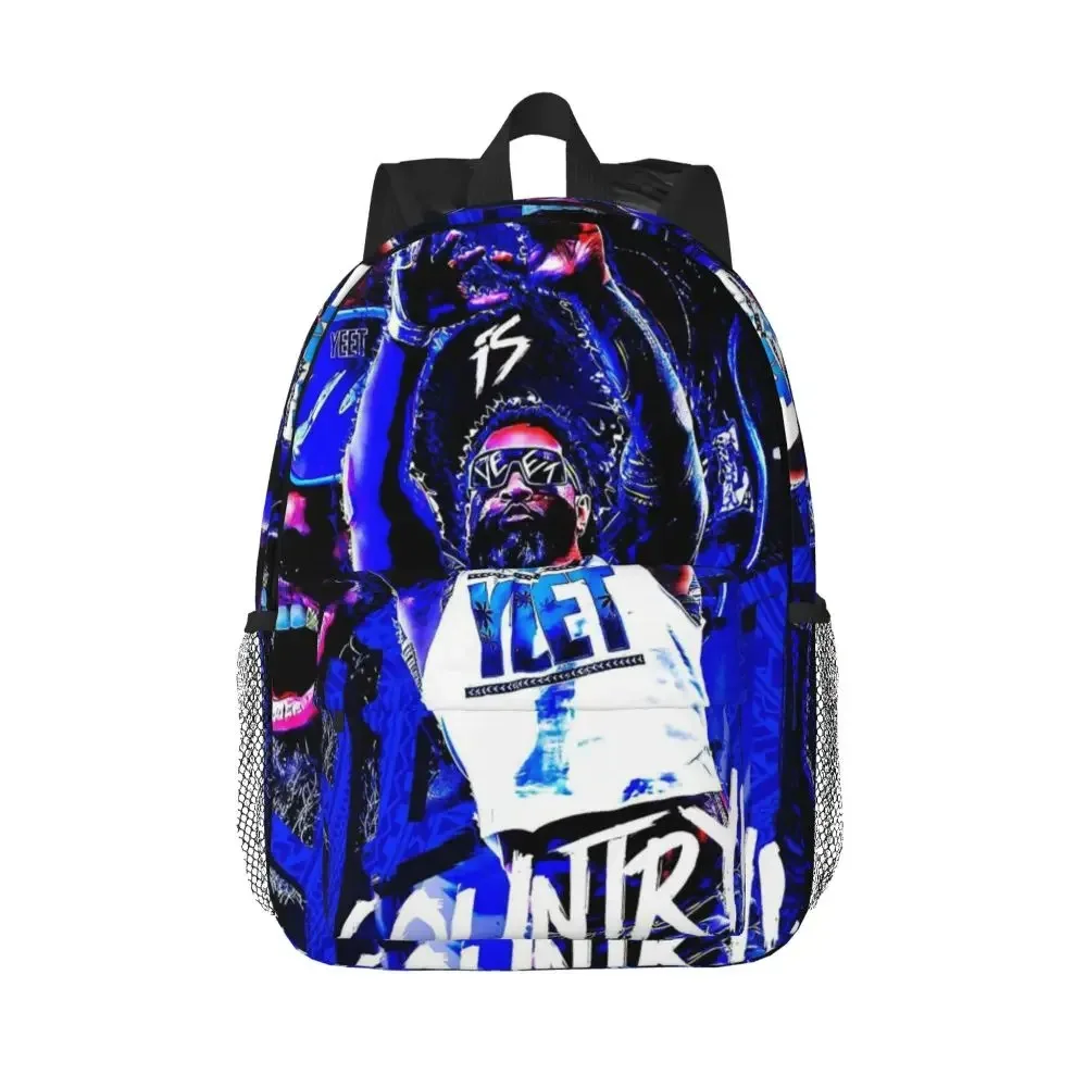 

Jey Uso Yeet Backpack Logo Backpack Fashion Shopping Bag Vintage Bags Personalized School Backpack for Students