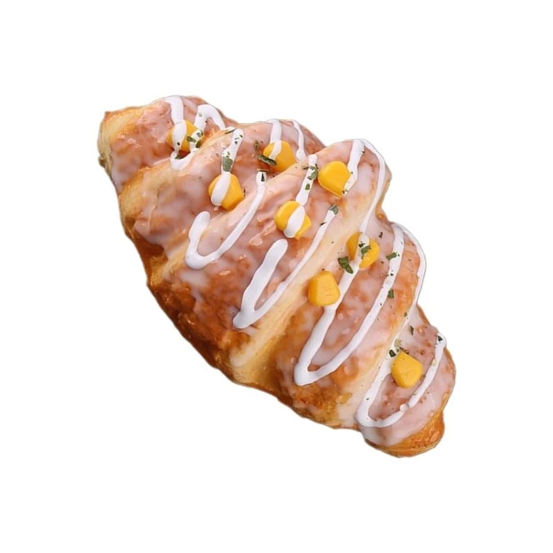 

652F Artificial Croissants Fake Bread for Decoration Display, Realistic Croissants Simulation Croissants Realistic Toy