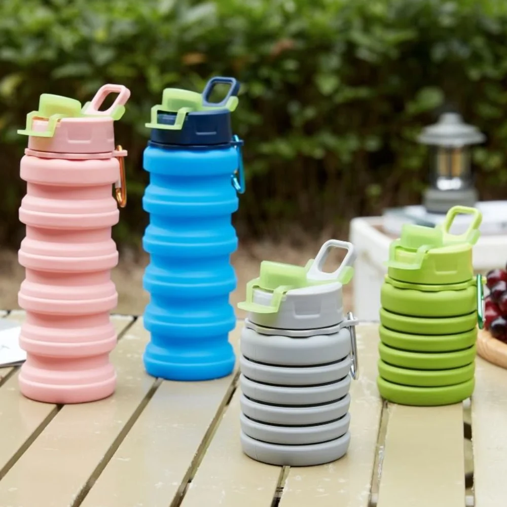 

Large-capacity Collapsible Sport Bottle Retractable Portable Sports Water Bottle Creative Leak Proof Foldable Drinking Cup