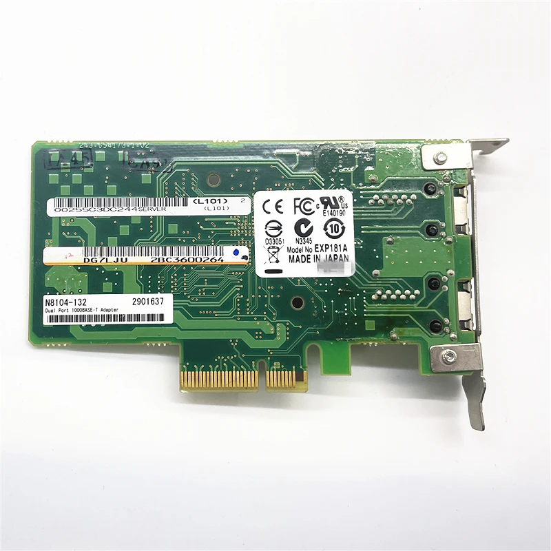 BCM 5718 بطاقة شبكة جيجابت ثنائية المنفذ واجهة PCI-E تدعم التوجيه الناعم Esxi N8104-132 #6