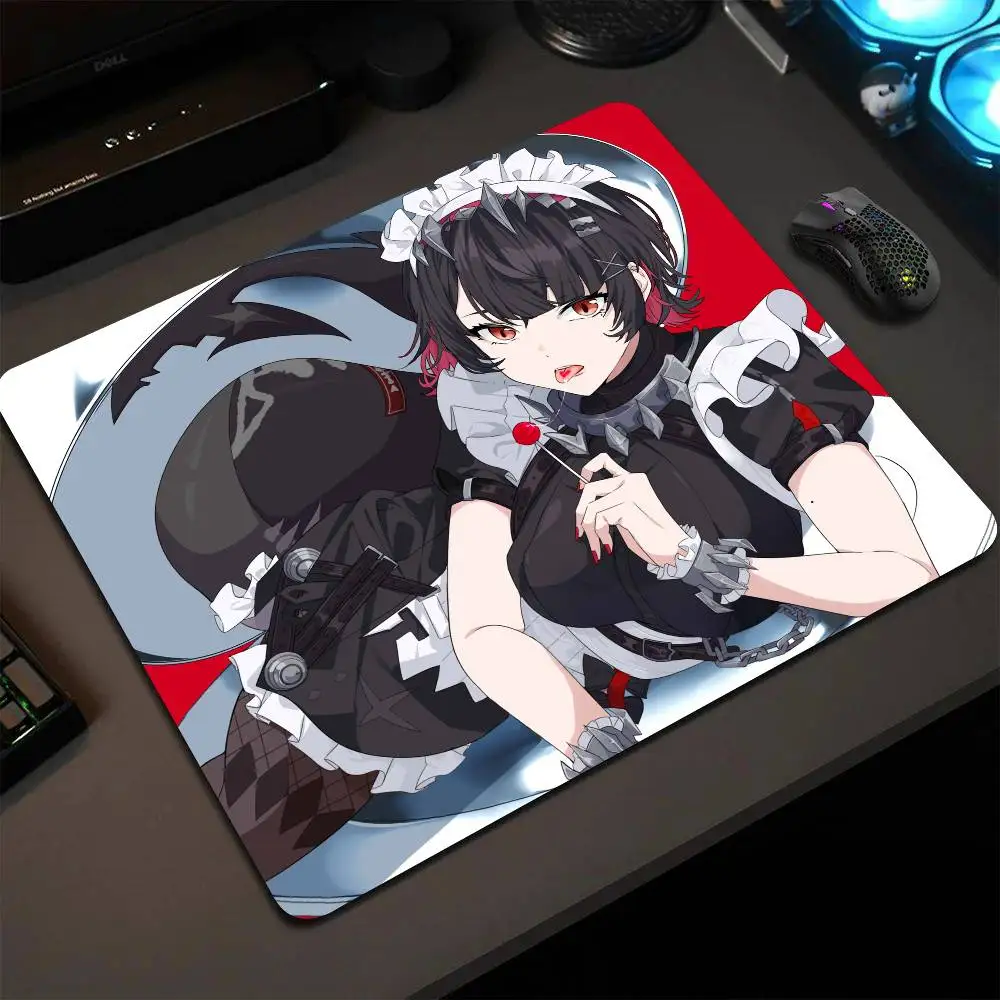 Ellen Joe Zenless Zone Zero Mouse Pad 22X18 Square Computer Accessories Office Game Table Mats Rubber Anti-slip Mousepads