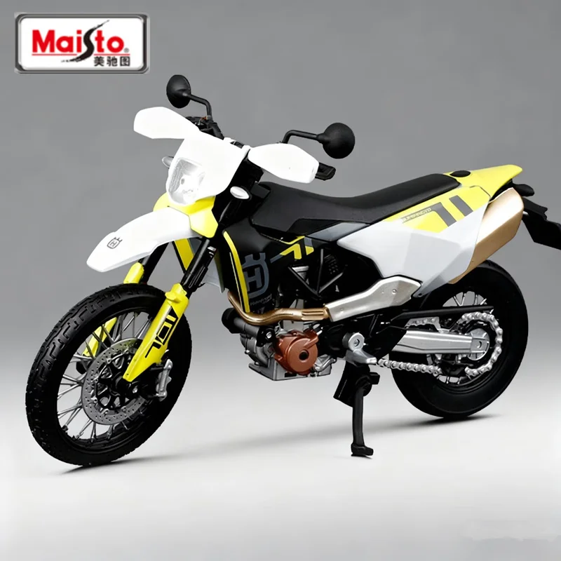 

Maisto 1:12 Husqvarna 701 SuperMoto, сплав, спортивный мотоцикл для беговых лыж, модель автомобиля, литая под давлением гоночного мотоцикла, детская игрушка в подарок