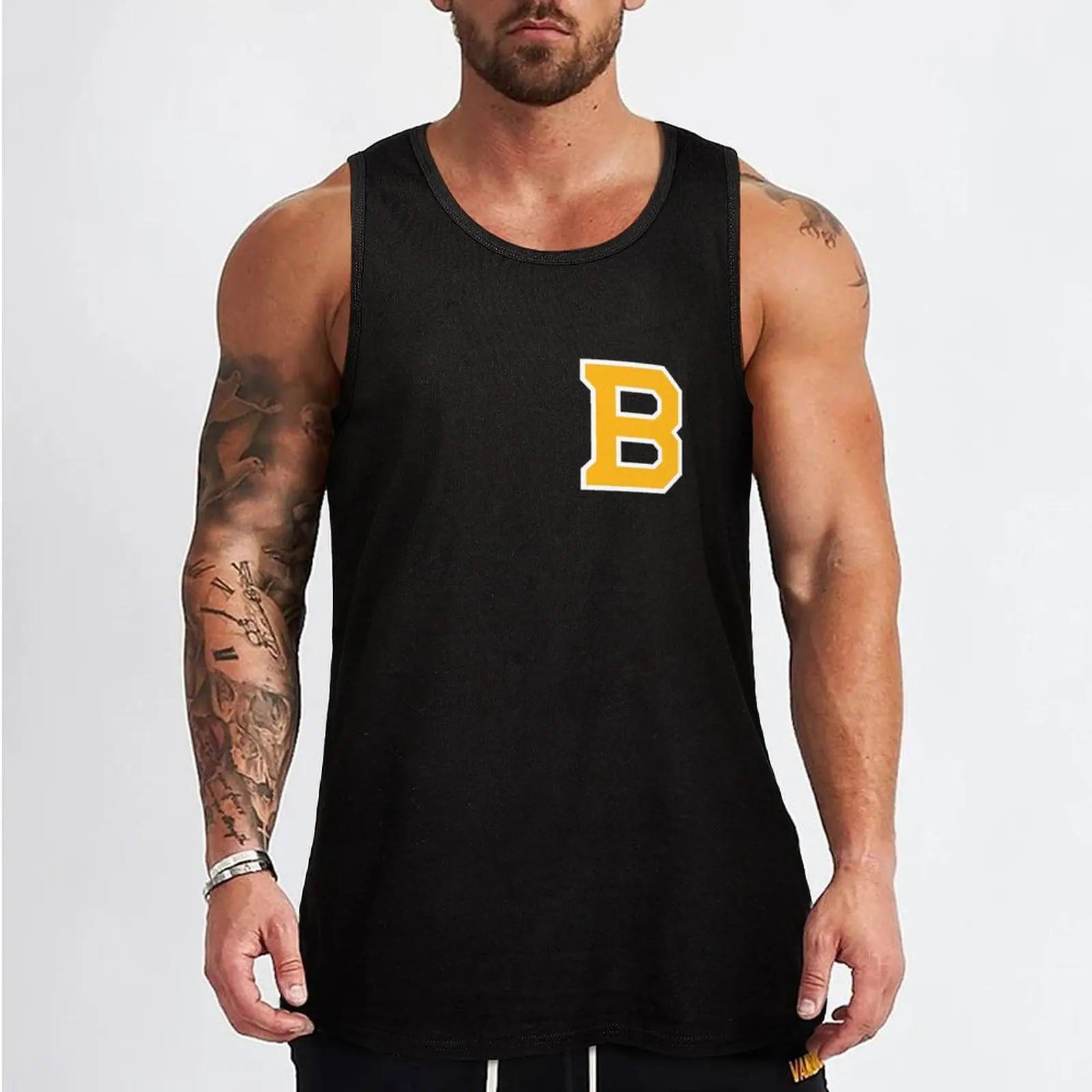 Good Ole Boston B Tank Top Men's sleeveless gym shirts sleeveless man shirts