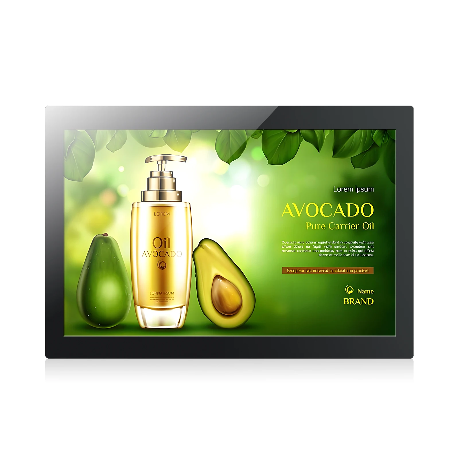 FYD-07C 10.1-Inch Android Digital Tablet Display, Vertical/Horizontal Mounting for Retail Shelf Advertising