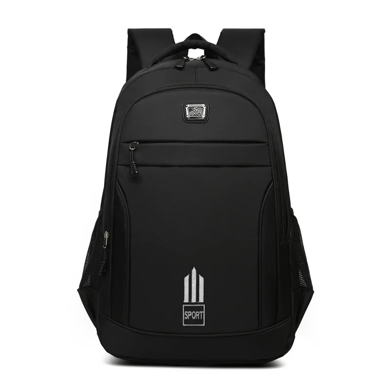 Novo masculino mochila de pano oxford náilon mochila grande capacidade estudante mochila lazer simples luz saco de viagem