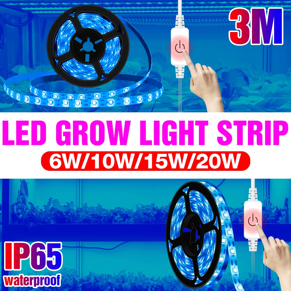 

Flexible Led Grow Light Strip USB Plant Light Grow Lamp For plants stands Indoor Cultivation Greenhouse Flower Seedling Tent Box