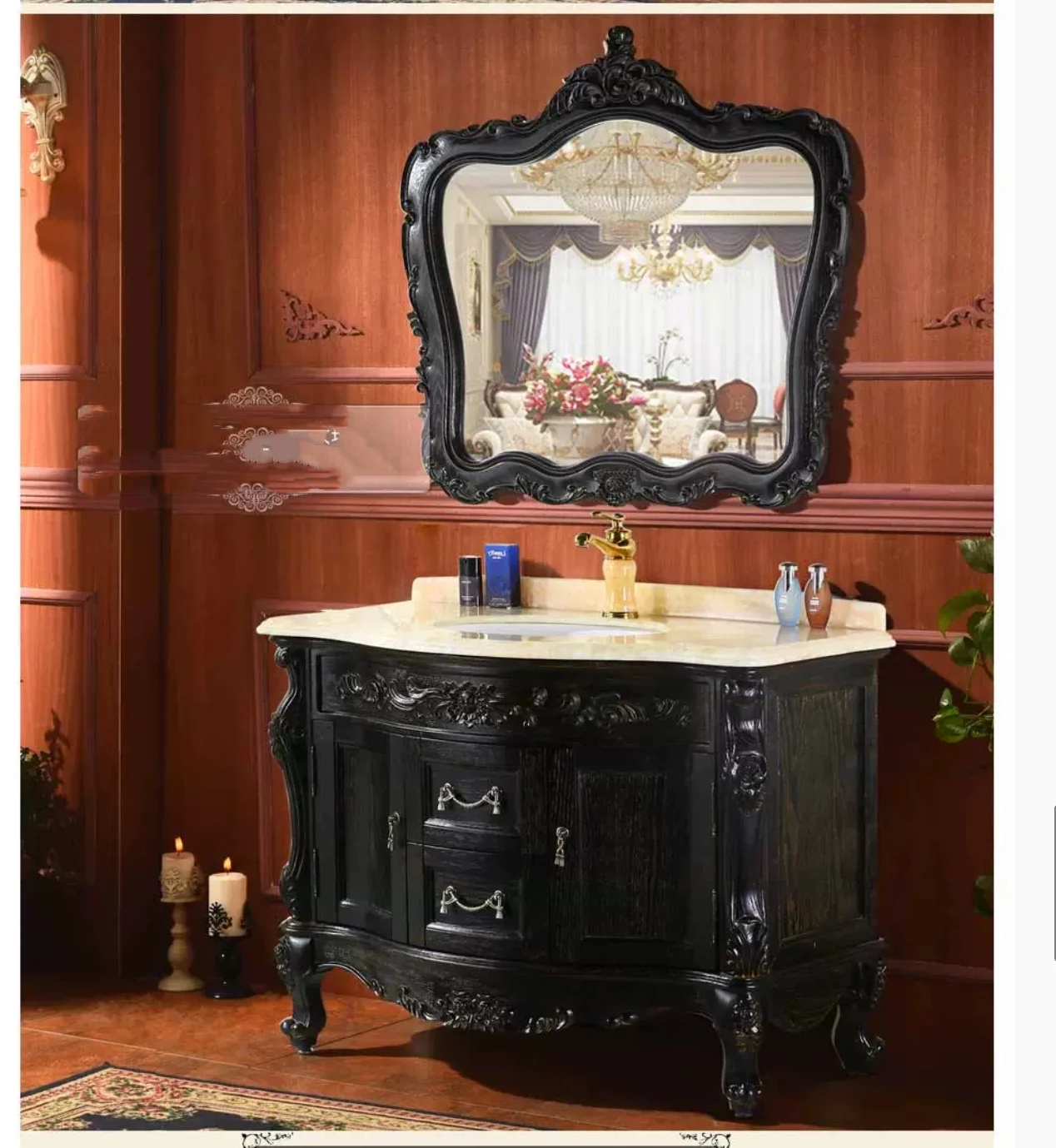 48inch Free Standing Oak Wood Bathroom Furniture Bathroom Design Vanity