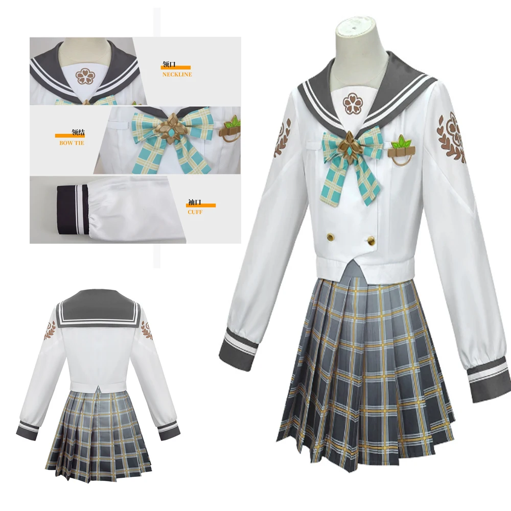 

Honkai Cosplay Costume Honkai Star Rail Cosplay Sailor Suit School JK Uniform Halloween Carnival Role Play Uniform Daily Wear