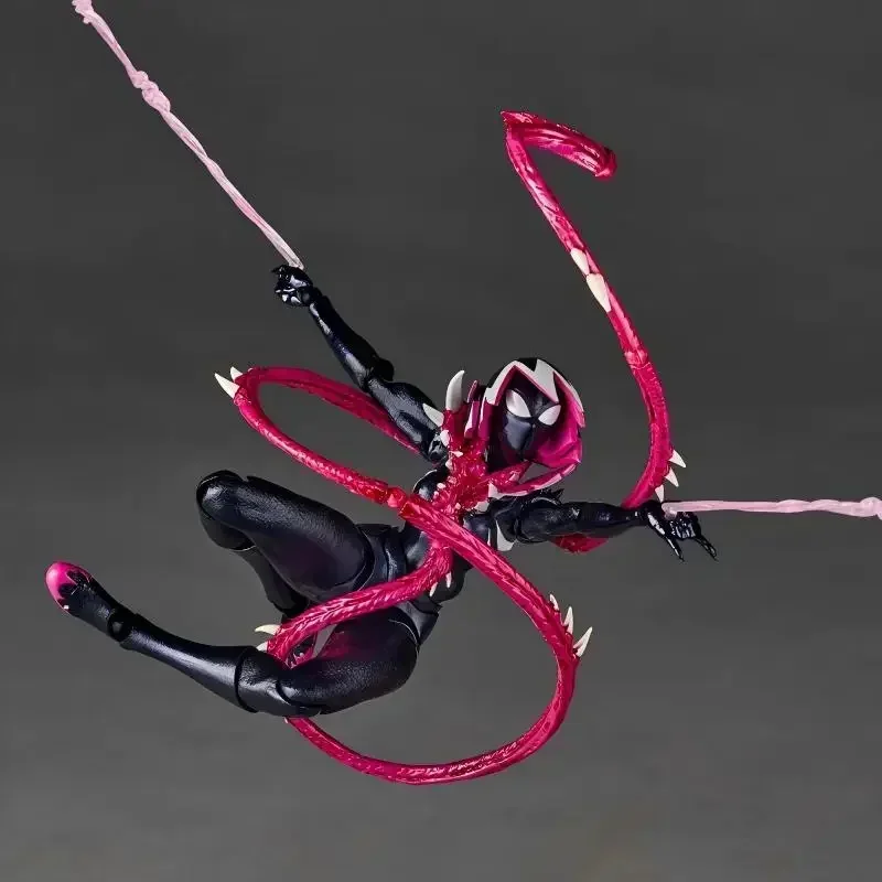 NUOVO KO Symbiote Gwenom Action Figure Kaiyodo Revoltech Incredibile Yamaguchi Gwenom Velenizzato Gwen Stacy Anime Modello Regalo Giocattoli