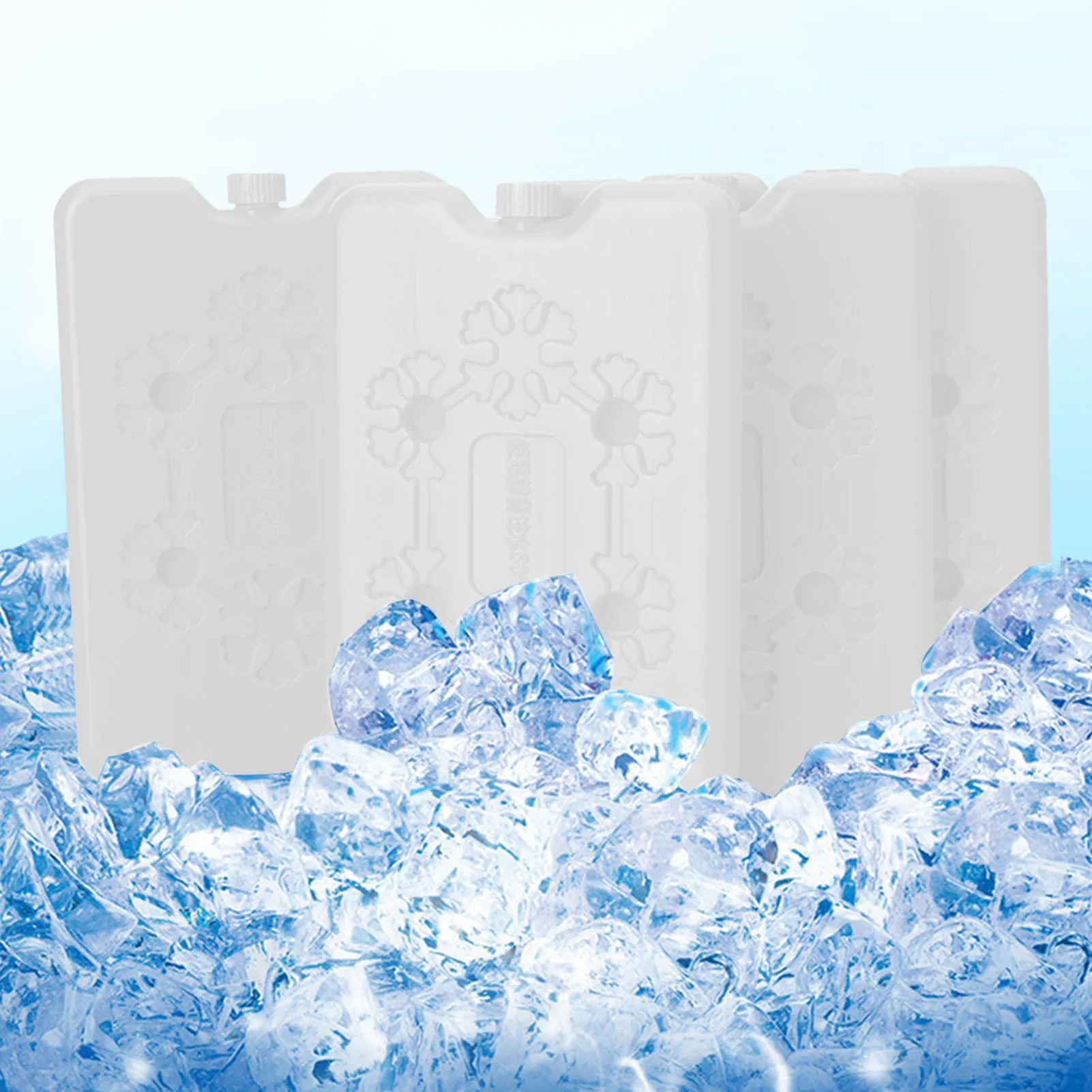 Congelador Ice Cooling Packs, resfriamento rápido, reutilizável, para uso diário em sacos de almoço