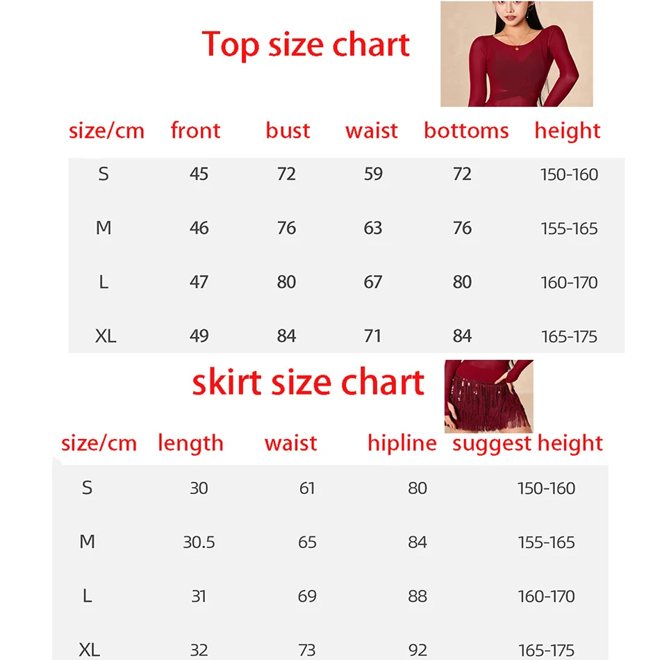 Vestido de baile latino para mujer, Top de malla, faldas con flecos brillantes, conjuntos Cha Samba Rumba, Ropa de baile puesta en escena