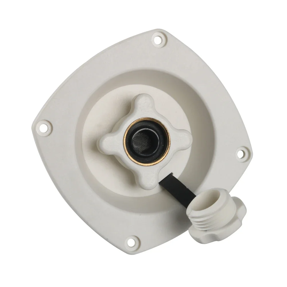 Swivel RV Water Tank Lid with Lid Stop - Durable & Secure for Yacht/Camper