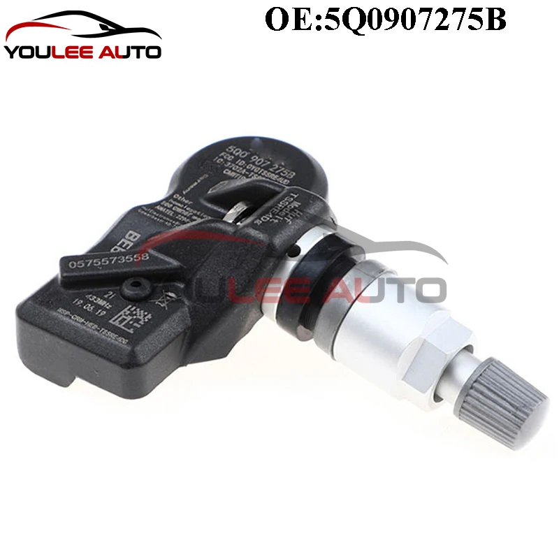 4PCS New 5Q0907275B TPMS Tire Pressure Sensor 433MHZ For Audi A3 VW Beetle Golf Skoda Kodiaq Bentley Porsche Mclaren Auto Parts