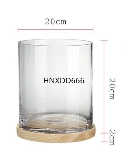 Super White Thickened Glass Cylindrical Fish Tank Small Living Room Office Desktop Change Water Ecological Goldfish Betta Tank