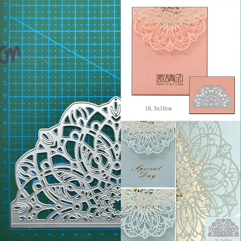 Spitze Metall Schablone Form Schneidwerk zeuge Dekoration Sammelalbum Stanz ungen Album Papier Handwerk Prägung DIY Karte Handwerk