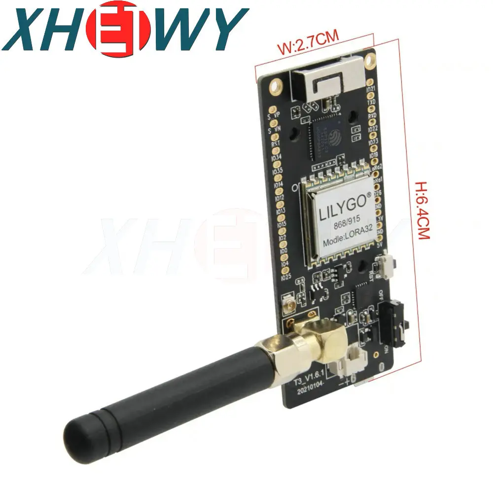 1PCS TTGO LoRa32 V2.1 ESP32 OLED 0.96 inch Bluetooth WIFI wireless module SMA