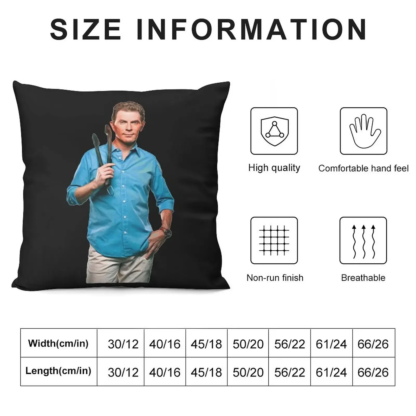 Bobby #Flay #Celebrity Chef Food Network Tv Star Throw Pillow christmas supplies Plaid Sofa Pillowcases pillow