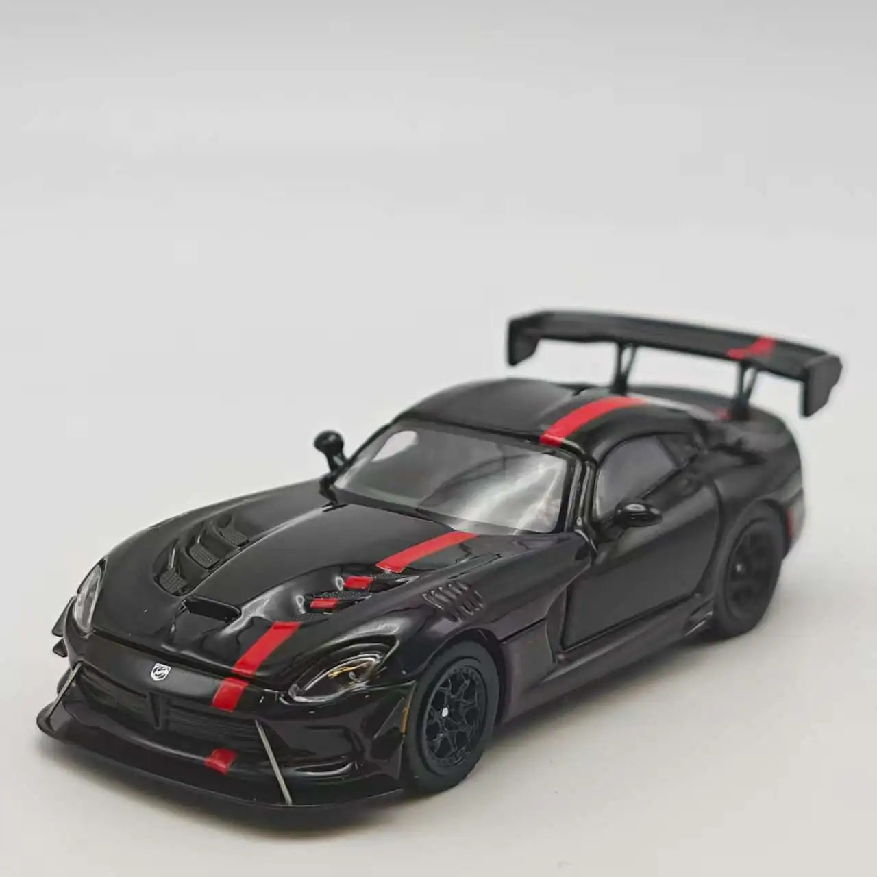 Hone Model HM 1:64 Viper ACR Limited Edition Black Alloy Car Model Front Cover Openable