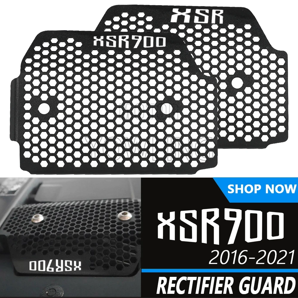 FOR YAMAHA XSR 900 XSR900 2016 2017 2018 2019 2020 2021 Motorcycle Aluminium Accessories Rectifier Guard Protection Grille Cover