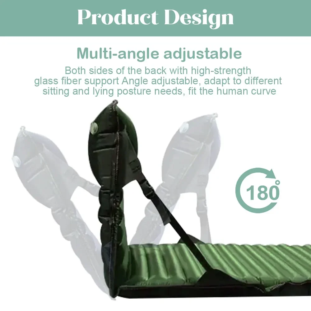 Una venta caliente, versión extendida portátil, silla plegable inflable, estera para dormir, silla de playa inflable