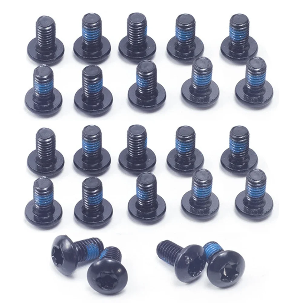 

Mountain Bike For ROTOR Mounting Screws M5 X 9mm T25 Torx 24 Pcs Set For Disc Brake Compatibility With M5 Threads