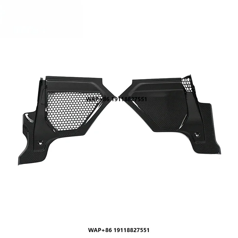 

For G80 G81 M3 G82 M4 Dry Carbon Fiber Engine Bay Cowls Grid Covers Carbon Fiber Top Corner Panels