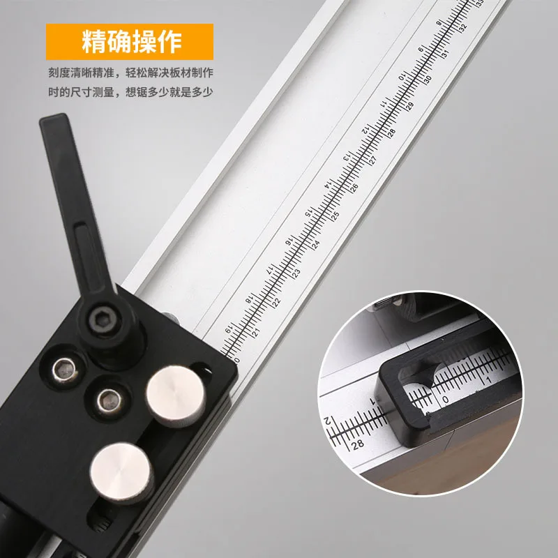 Scale chute, special for universal push handle, backer, limit, modification, woodworking
