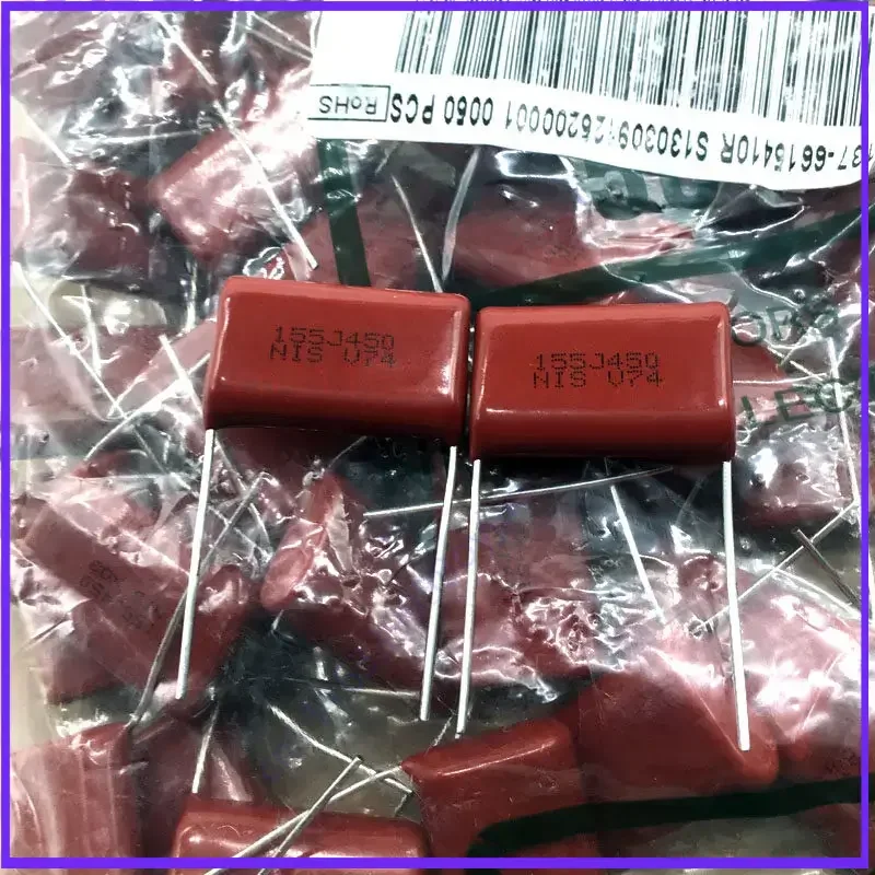 Genuine for NISSEI CBB Film Capacitor 155 1.5uF 450V 15mm  100pcs