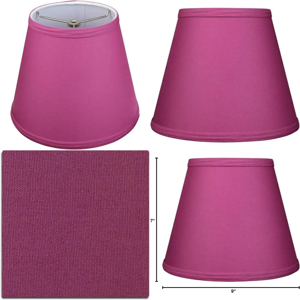 

Абажур 5, верхний диаметр, 9, нижний диаметр, 7, наклонная высота с шайбой для ламп, подходит для различных светильников