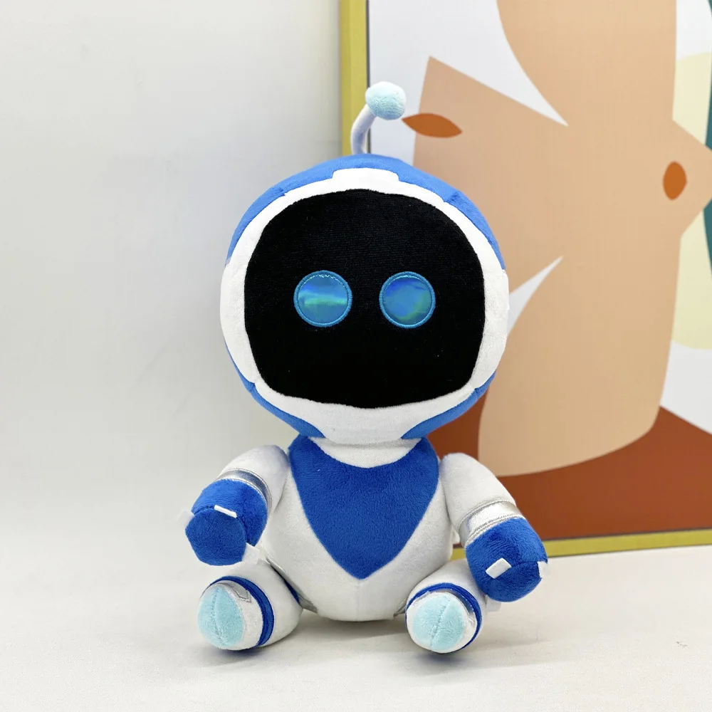 Muñeco de peluche Astro Bot de 30cm, juguete de peluche periférico de juego, bonito y suave relleno, decoración del hogar, juego, almohada, muñecas para chico, regalo de Navidad