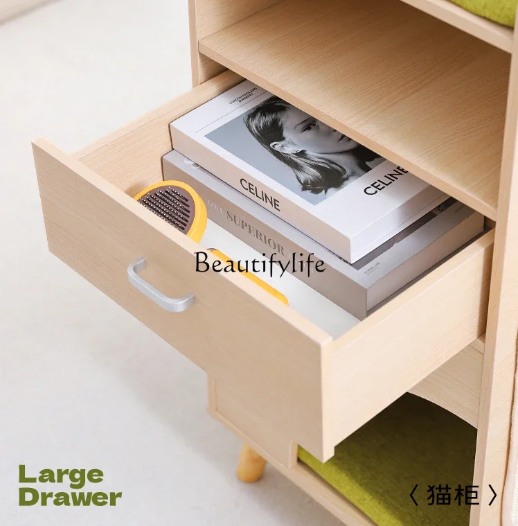 Y Cat Shelter Cat Nest Four Seasons Universal Bedside Table Bed Side Table خزانة الشطب المشتركة