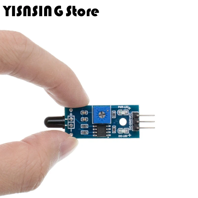 5pcs IR Flame Sensor Module Detector Smartsense For Temperature Detecting Suitable