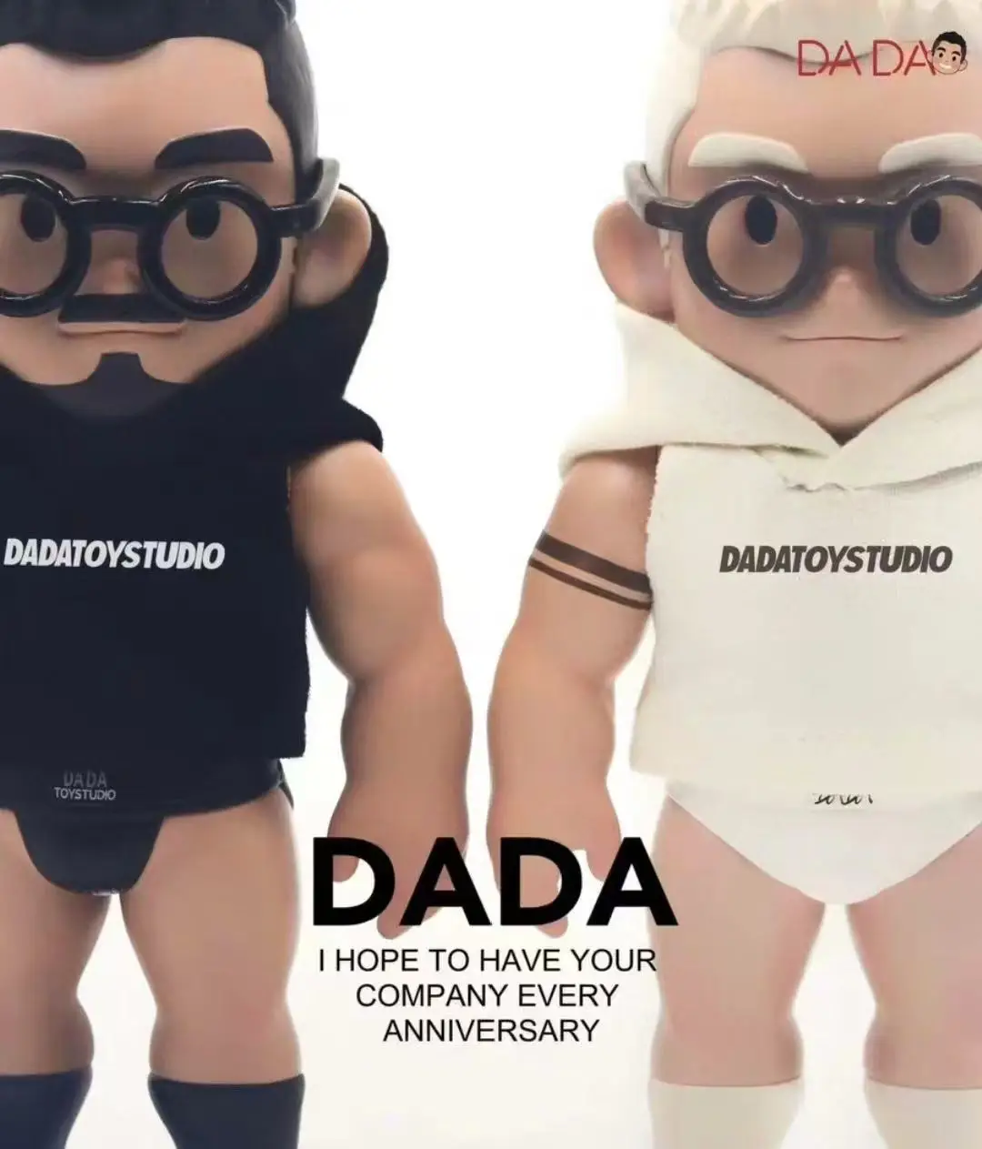 DADA مجموعة مصمم لعبة العضلات الصبي الشكل لعبة الموضة العصرية دمية الفن التقدير مصمم مجموعة OOAK