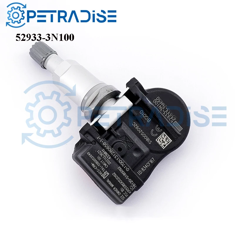 

New TPMS Tire Pressure Sensor For Hyundai Accent Genesis G80 Kia Sorento Rio Auto Parts OEM 52933-3N100 529333N100 52933-2M650