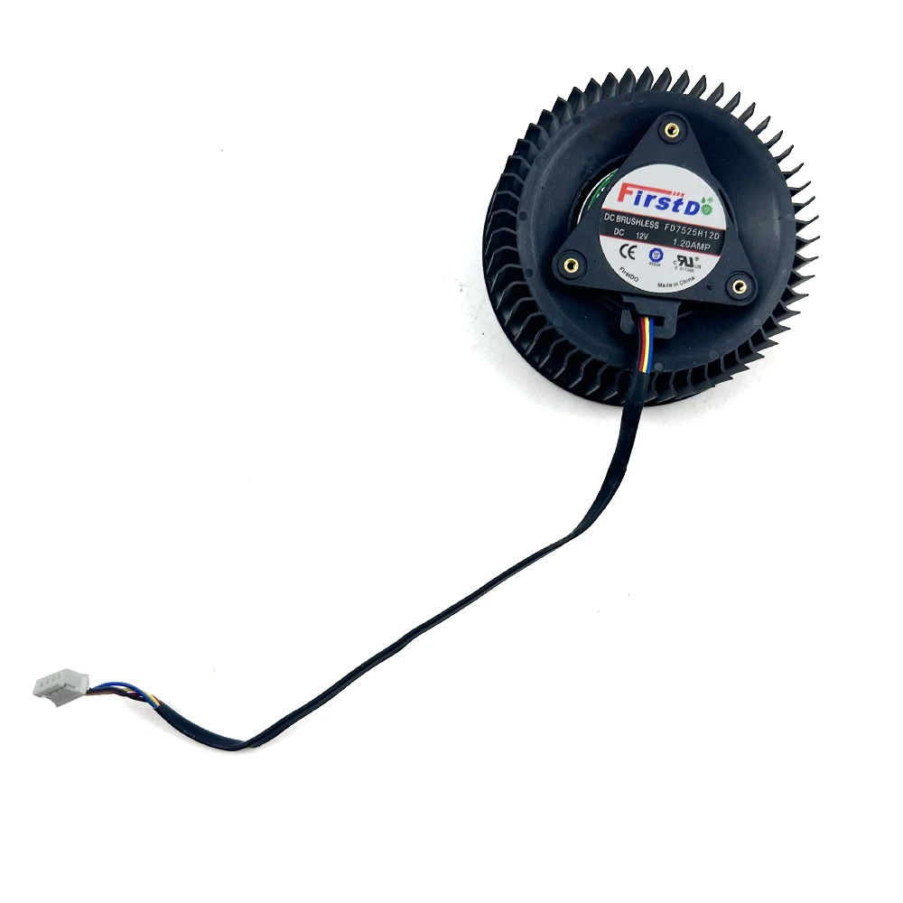 Grafische Kaart Fan Fd7525h12d 12V 1.20a 4pin Voor Asus Turbo Rtx 2060 2070 2080 2060S 2070S 2080ti Hzdo 75Mm