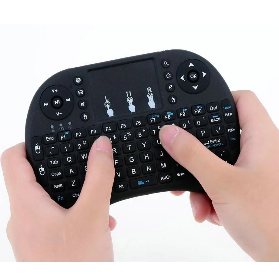WAP01  Wireless Mini keyboard Air Mouse English Arabic Russian Hebrew Version Spanish Thai Available for PC Laptop Raspberry