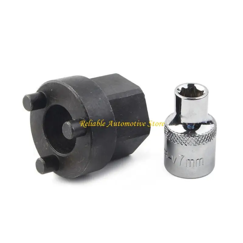 M68B Air Conditioning Compressor Clutches Hub Removal Tool 2pcs/Set Metal Efficient Ergonomic for Mechanic Safe Disassembly