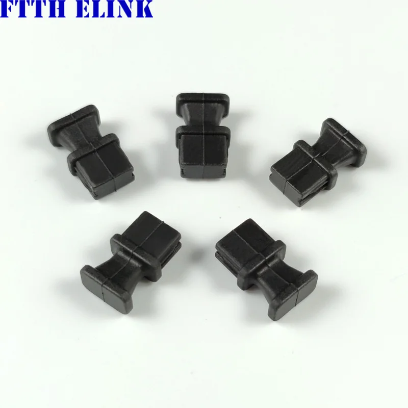 غطاء غبار لوحدة QSFP + 40 ، QSFP + 40 ، MPOSR4 LR4 ، غطاء غبار ، سيليكون أسود ، ftth ، سدادة واقية ، مصنع ELINK ، شحن مجاني