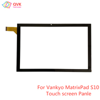 New 10.1 Inch Black For Vankyo MatrixPad S10 Tablet Capacitive Touch Screen Digitizer Sensor External Glass Panel
