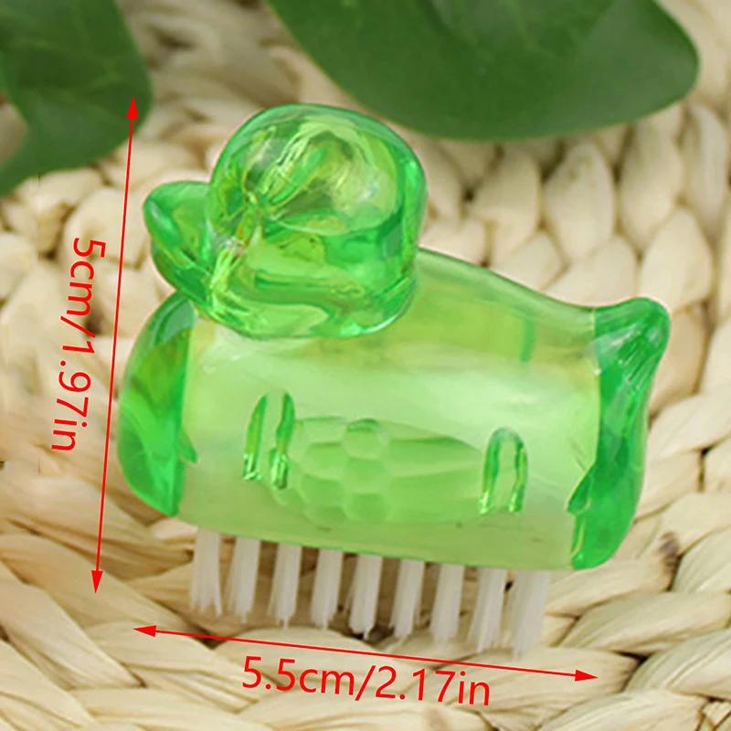 الحيوان فرشاة الأظافر مسمار الفن مانيكير باديكير لينة إزالة الغبار البلاستيك تنظيف فرش الأظافر ملف طوق طقم أدوات للفرشاة صالون