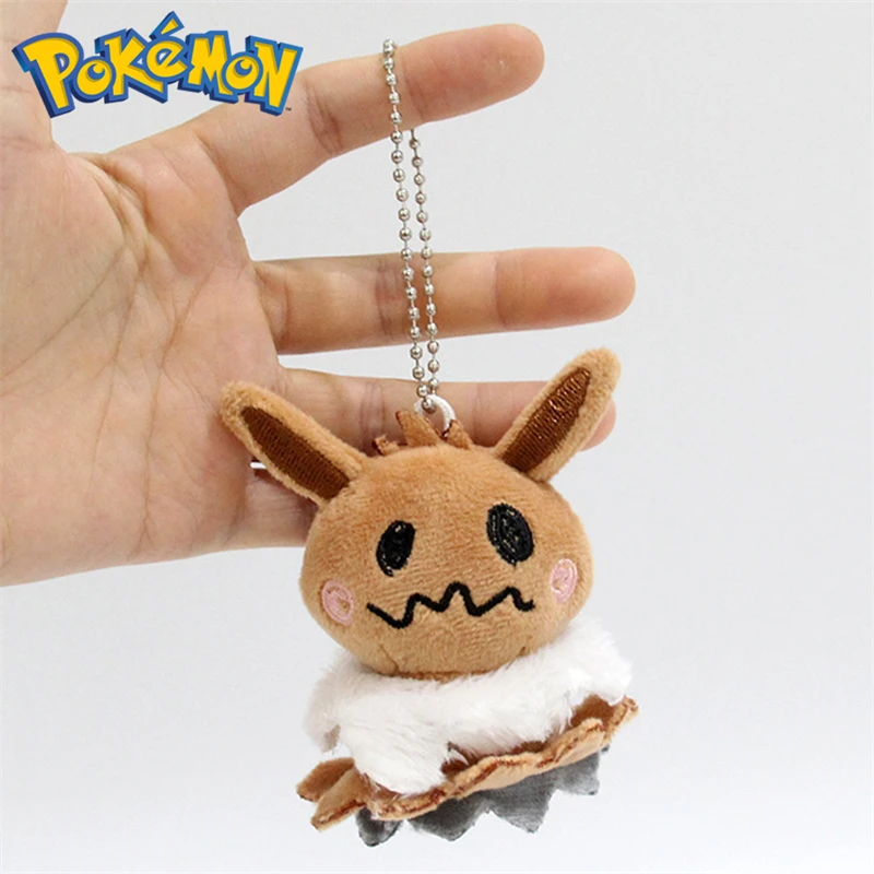 Pokemon Q-Version Mimikyu Cos Sylveon Umbreon Eevee Plüschtiere Schlüsselanhänger Snom ‌ ‌ Pyukumuku ‌ ‌ Zoroark Plüschpuppen Anhänger für Kinder – Detail 8