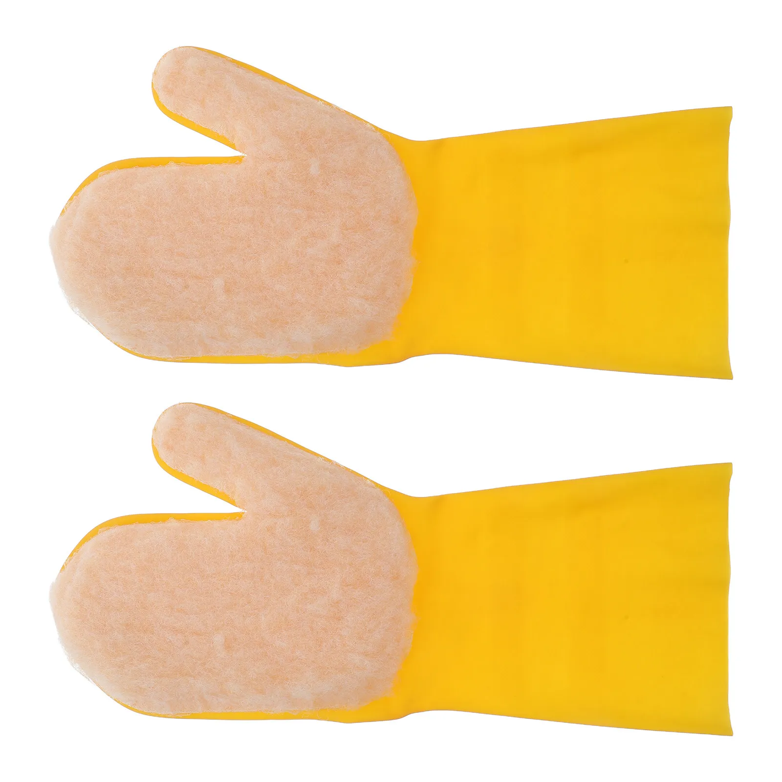 2Pcs Waterproof Pool Cleaning Gloves Latex Scrub Mitts Antislip Grip for Swimming Pools Hot Tubs Spa Pond Aquarium Kitchen Car 4