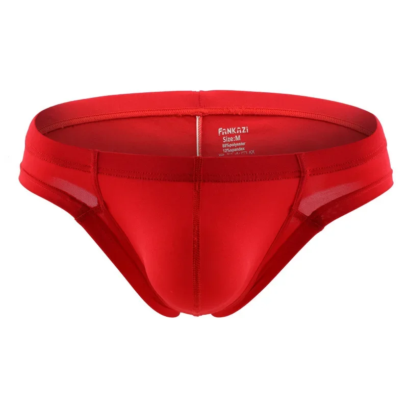 Männer U Konvexen Beutel Unterwäsche Homosexuell Mode Bottom Shorts Hosen Nylon Atmungsaktive Sexy Unterwäsche Junge Bequeme Mini Höschen Neue