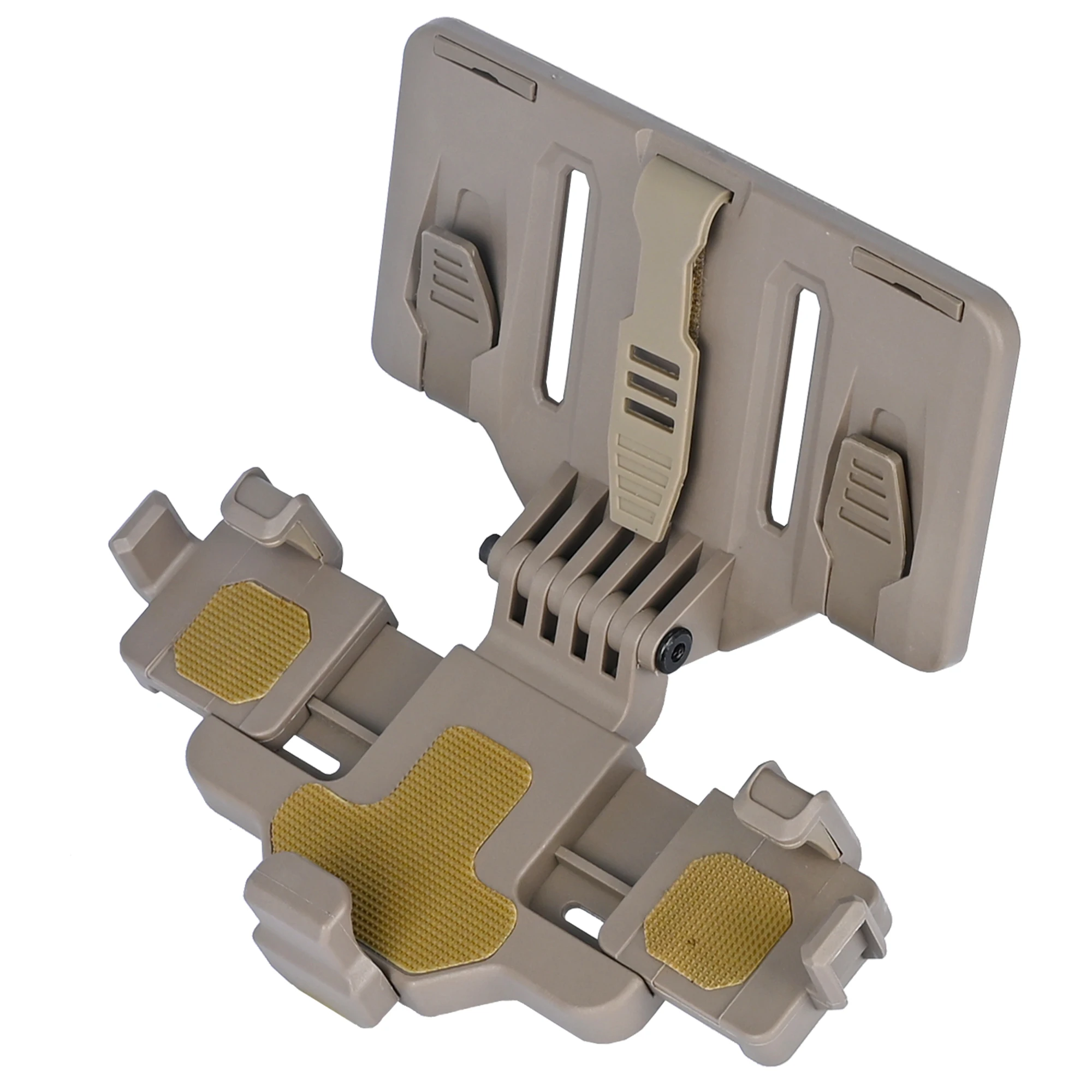 Latest Version Tactical Molle Phone Holder for Vest, Molle Phone Chest Mount Holder for Screen Size 6.0