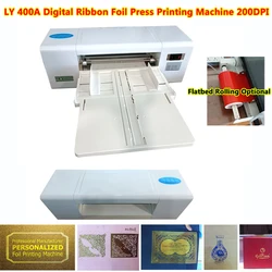 Upgrad Digital Ribbon Foil Press Printing Machine LY 400A Hot Stamping Printer Platform Coil Rolling Optional 200DPI 220V 110V