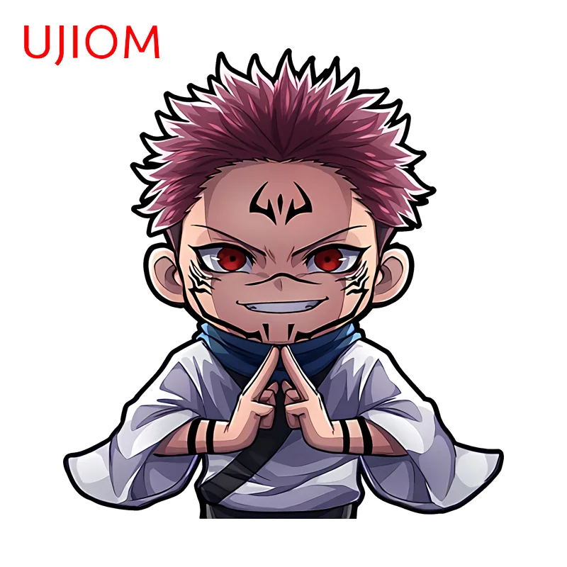 UJIOM Popular Trendy Sukuna Wall Sticker Creative Fancy Ingenious Customizable Decal Lightweight Computer Case Wallpapers